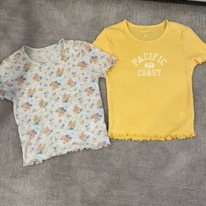 2 American eagle tops